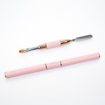 Πινέλο Acrygel Διπλό Με Σπάτουλα Πινέλο Acrygel Διπλό Με Σπάτουλα