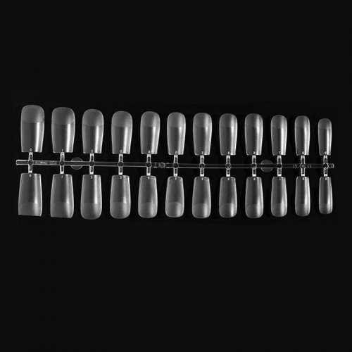 J.K Soft Gel Tips 62 Square Clear (070084) 240 τεμάχια