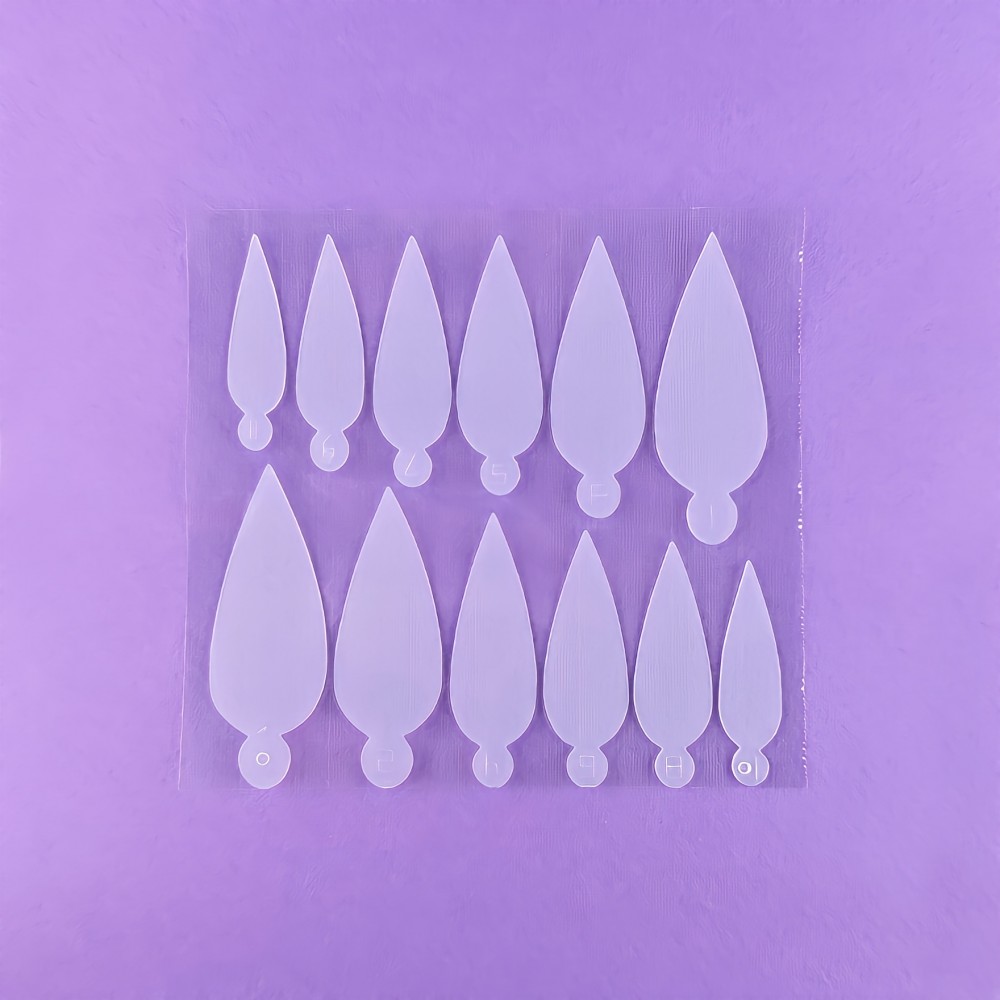 DNKa Reusable Upper Nail French Tip Guides  (Molds) #0001 36pcs