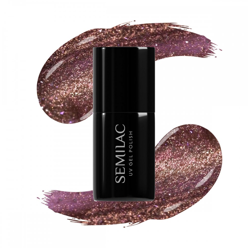 Semilac Ημιμόνιμο Βερνίκι Νυχιών 823 UV Gel Polish Meta Rose 7 ml