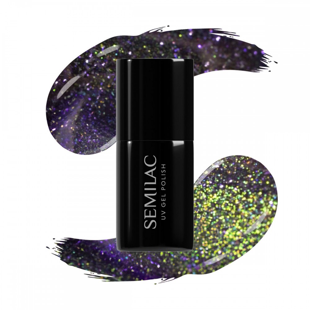 Semilac Ημιμόνιμο Βερνίκι Νυχιών 825 UV Gel Polish Cyber Violet 7 ml