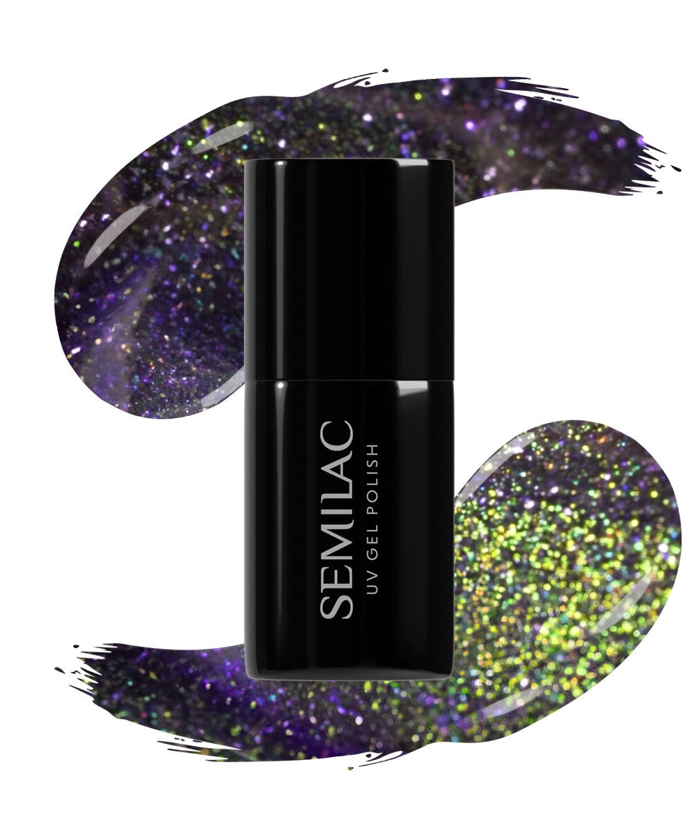 Semilac Ημιμόνιμο Βερνίκι Νυχιών 825 UV Gel Polish Cyber Violet 7 ml