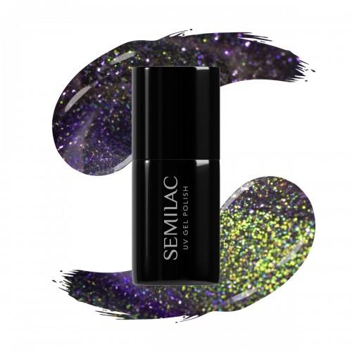 Semilac Ημιμόνιμο Βερνίκι Νυχιών 825 UV Gel Polish Cyber Violet 7 ml