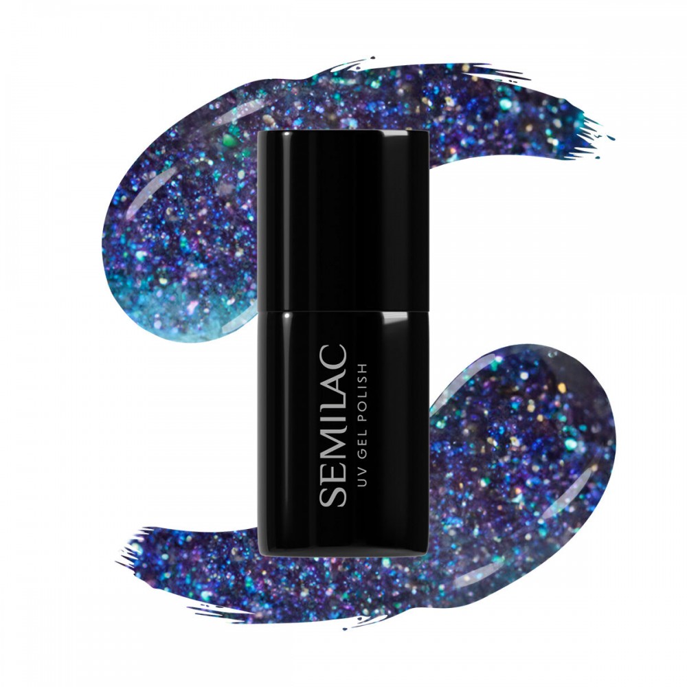 Semilac Ημιμόνιμο Βερνίκι Νυχιών 826 UV Gel Polish Virtual Blue 7 ml
