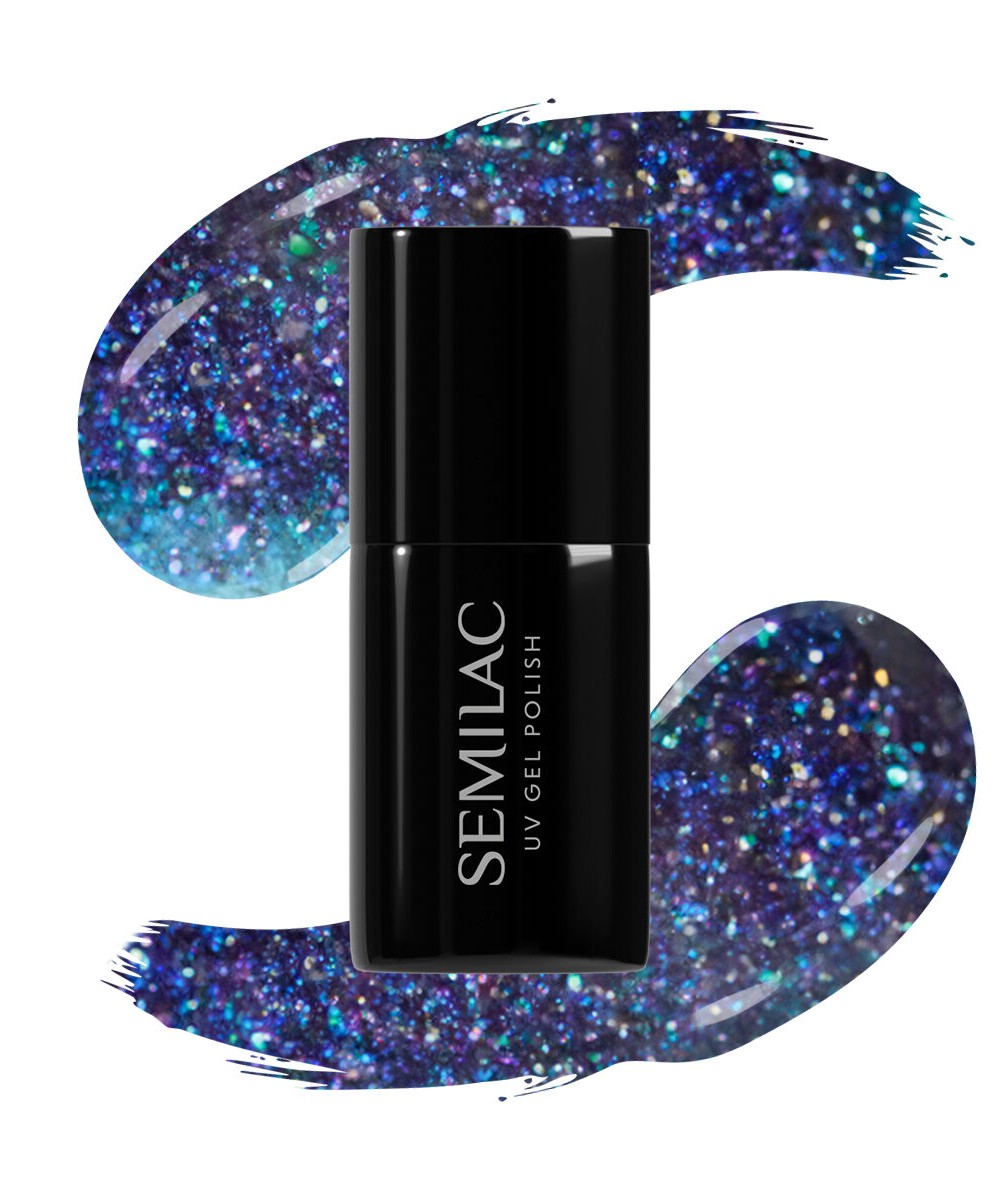 Semilac Ημιμόνιμο Βερνίκι Νυχιών 826 UV Gel Polish Virtual Blue 7 ml