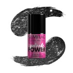 Semilac Ημιμόνιμο Βερνίκι Νυχιών A705 Lakier Hybrydowy Black Opal 7ml Semilac Ημιμόνιμο Βερνίκι Νυχιών A705 Lakier Hybrydowy Black Opal 7ml