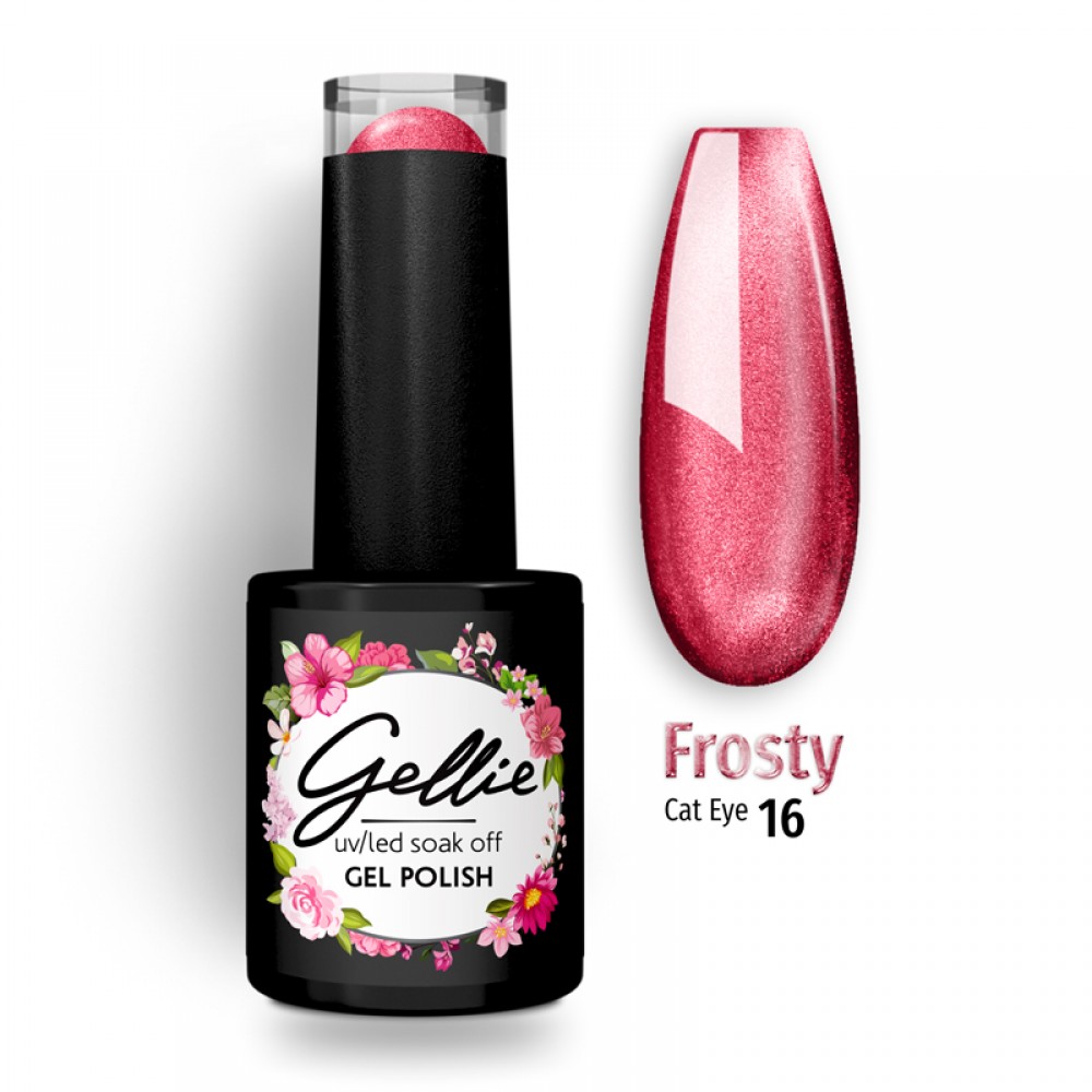 Gellie Ημιμόνιμο Βερνίκι Νυχιών Frosty Cat Eye 16, 10ml Gellie Ημιμόνιμο Βερνίκι Νυχιών Frosty Cat Eye 16, 10ml