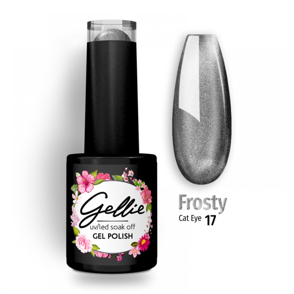 Gellie Ημιμόνιμο Βερνίκι Νυχιών Frosty Cat Eye 17, 10ml