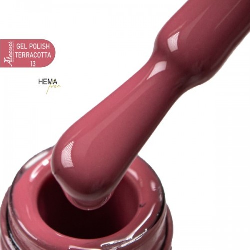Alezori Ημιμόνιμο Βερνίκι Gel Polish Terracotta 13 Hema Free 15ml **