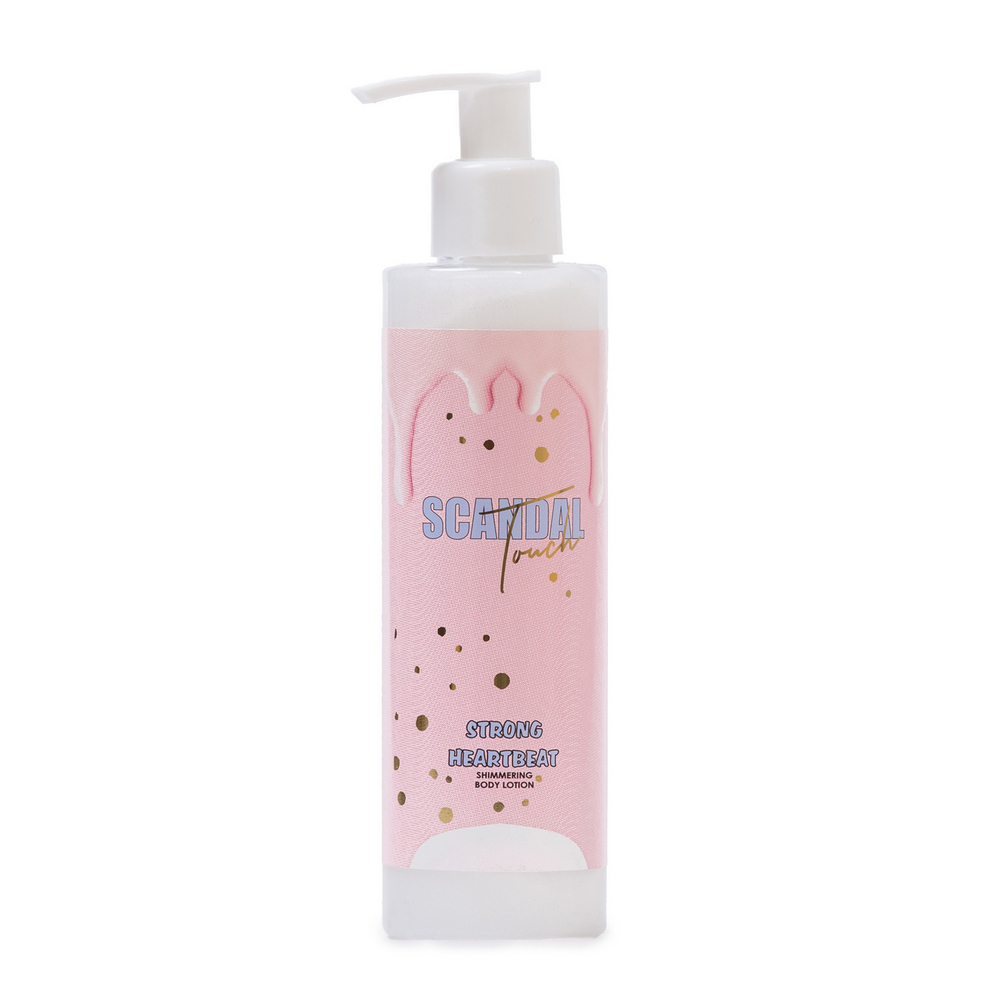 Scandal Beauty Shimmer Body Lotion ‘’Strong Heartbeat” Με Άρωμα Βανίλια & Κανέλα, 200ML