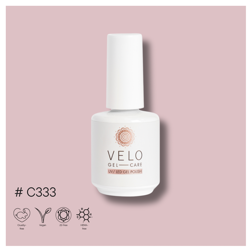 Velo Rubber Base Cover Pink C333 Hema Free 13ml