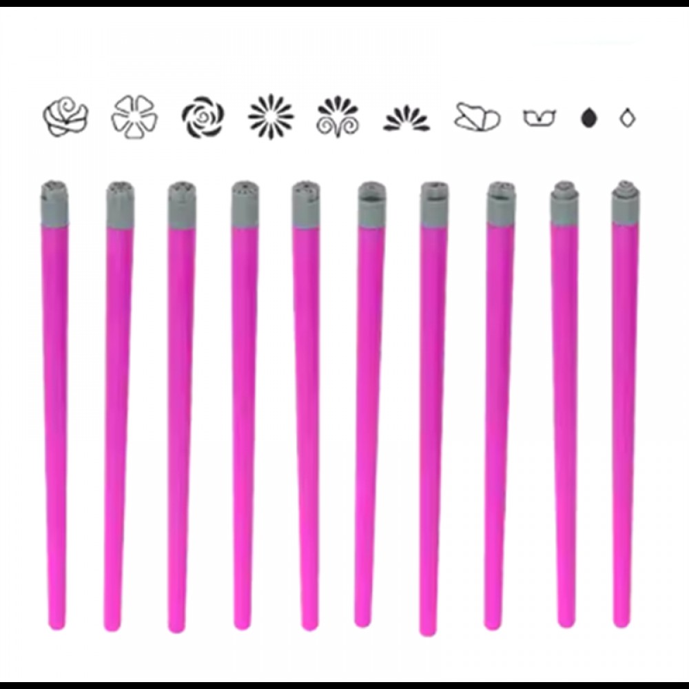 J.K Σετ Σφραγίδες Νυχιών - Stamp Pen Set