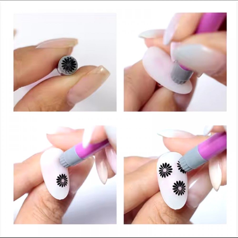 J.K Σετ Σφραγίδες Νυχιών - Stamp Pen Set J.K Σετ Σφραγίδες Νυχιών - Stamp Pen Set