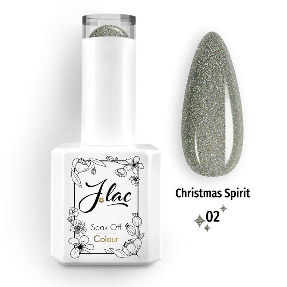 Jlac Ημιμόνιμο Βερνίκι Νυχιών Christmas Spirit 02, 15ml Jlac Ημιμόνιμο Βερνίκι Νυχιών Christmas Spirit 02, 15ml