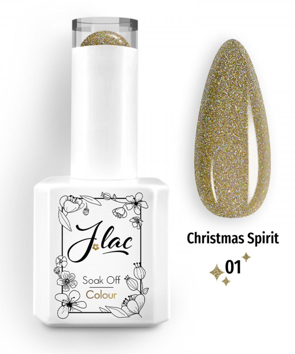 Jlac Ημιμόνιμο Βερνίκι Νυχιών  Christmas Spirit 01, 15ml