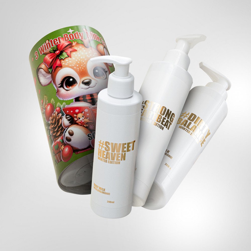 Scandal Beauty Winter Body Milk  Set 3τμχ, 200ml