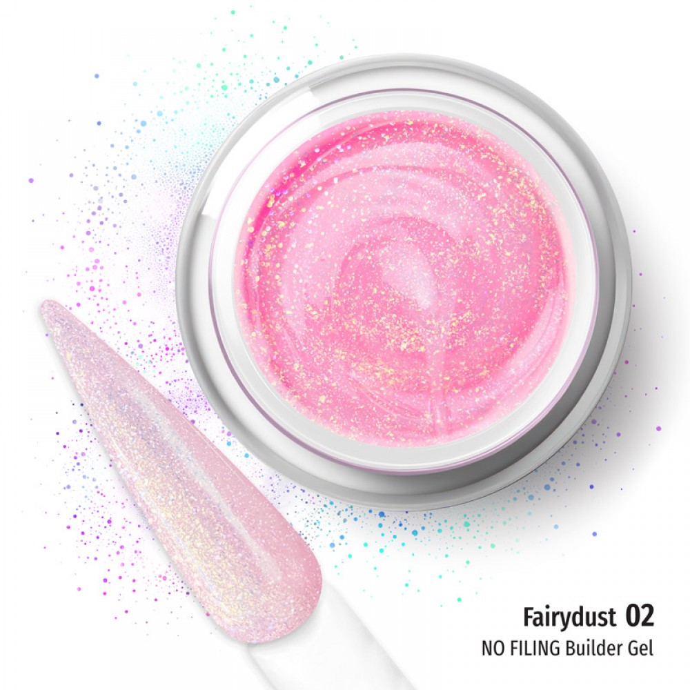 J.K No Filing Builder Gel Fairydust 02 15ml *