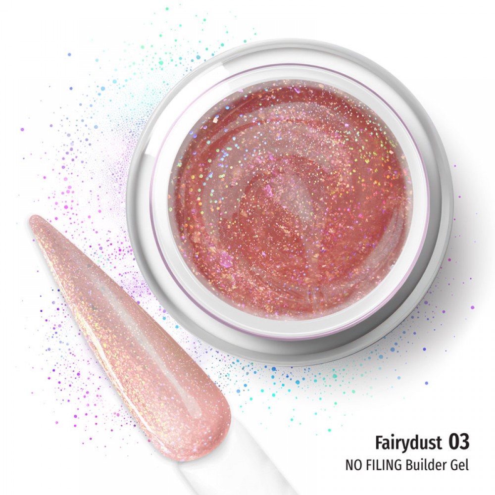 J.K No Filing Builder Gel Fairydust 03 15ml *