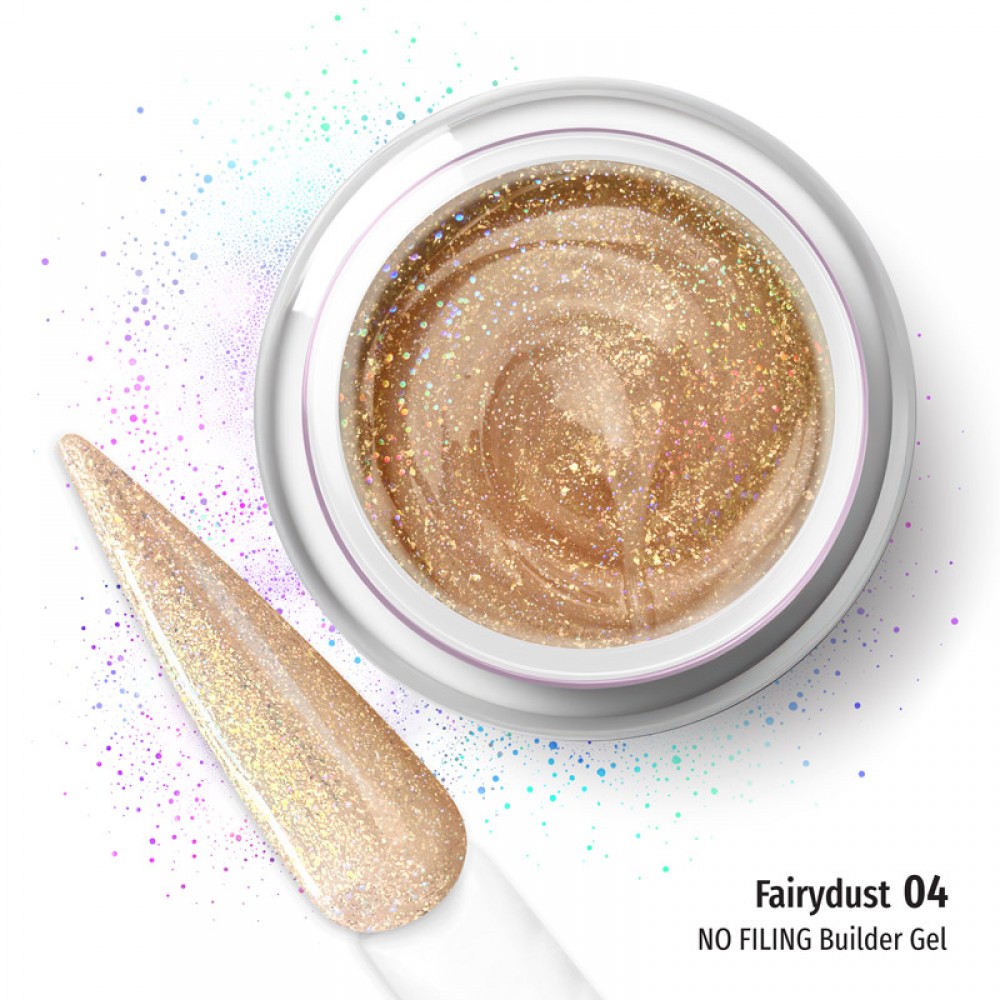 J.K No Filing Builder Gel Fairydust 04 15ml *