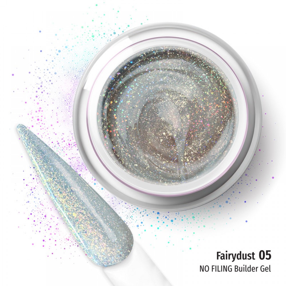 J.K No Filing Builder Gel Fairydust 05 15ml *