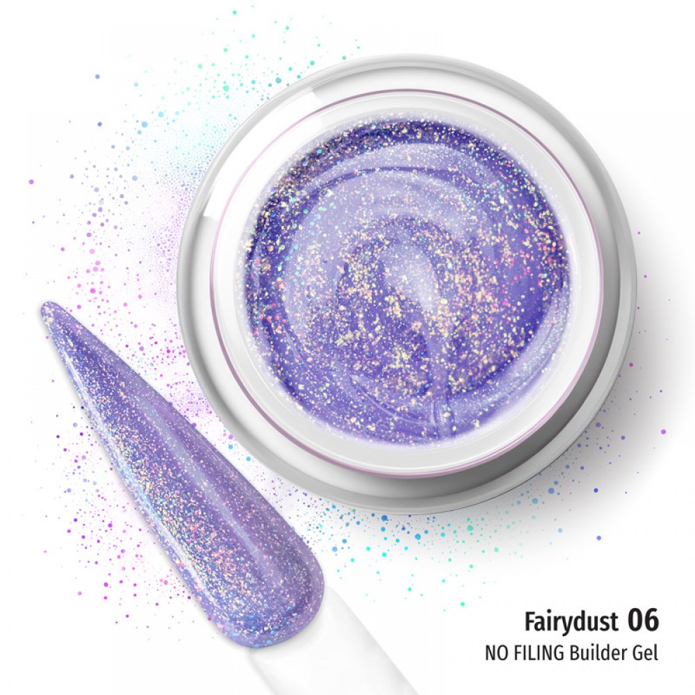 J.K No Filing Builder Gel Fairydust 06 15ml *