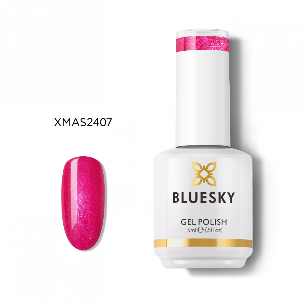 Bluesky Ημιμόνιμο Βερνίκι Νυχιών XMAS2407 Radiant Magenta 15ml