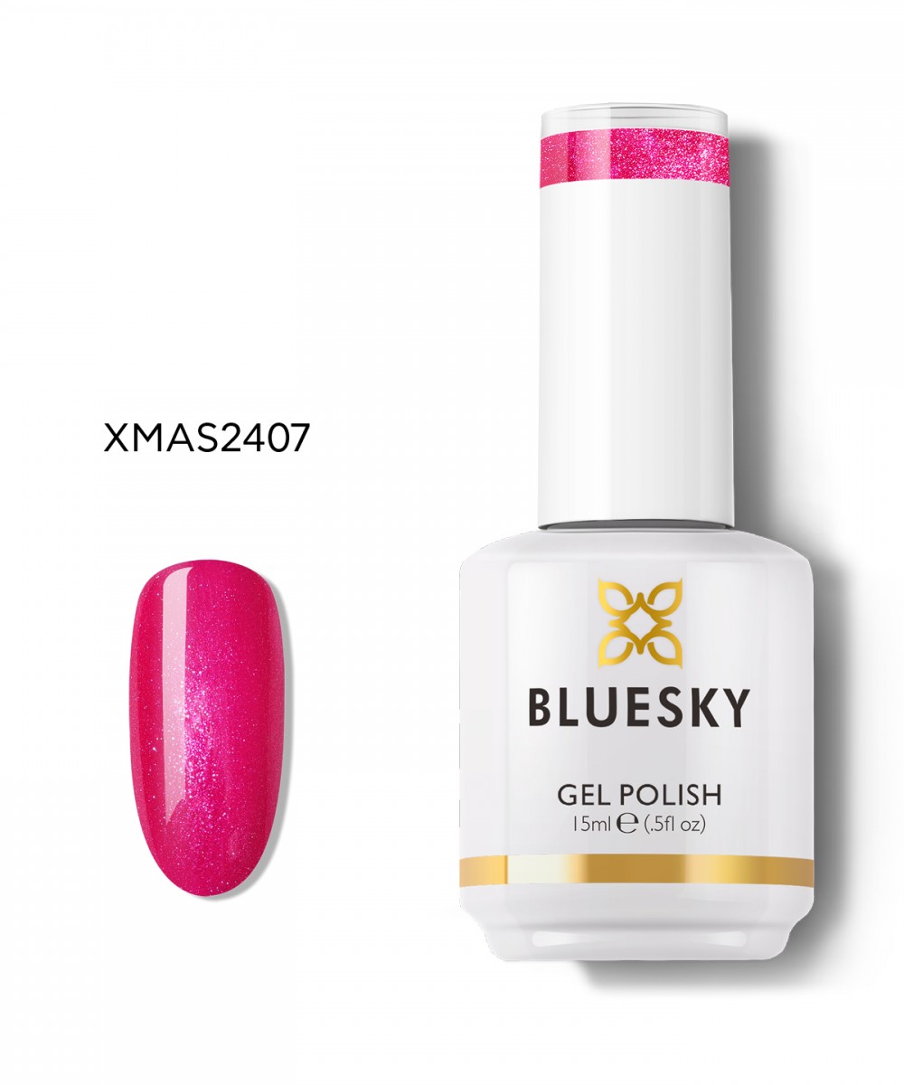 Bluesky Ημιμόνιμο Βερνίκι Νυχιών XMAS2407 Radiant Magenta 15ml