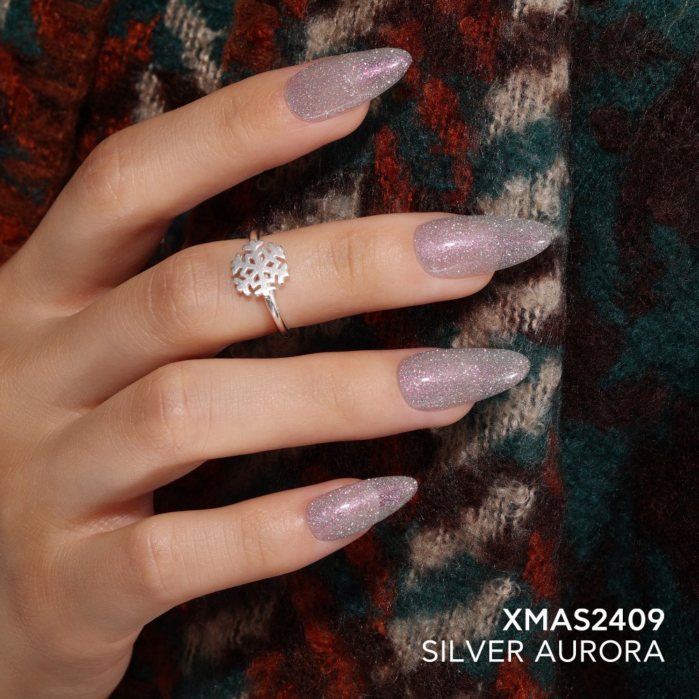 Bluesky Ημιμόνιμο Βερνίκι Νυχιών XMAS2409 Silver Aurora 15ml Bluesky Ημιμόνιμο Βερνίκι Νυχιών XMAS2409 Silver Aurora 15ml