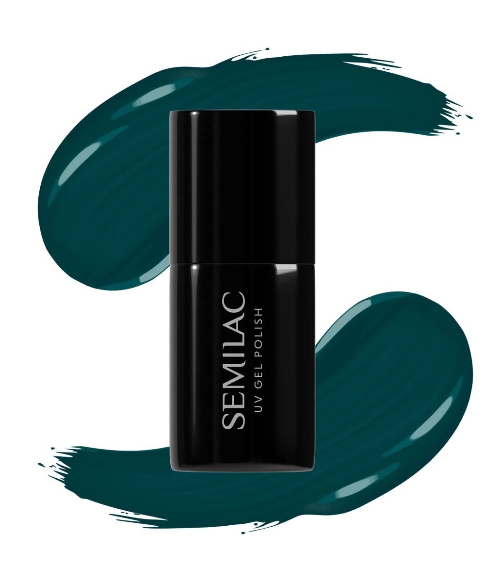 Semilac Ημιμόνιμο Βερνίκι Νυχιών 606  UV Gel Polish Cool Green 7 ml