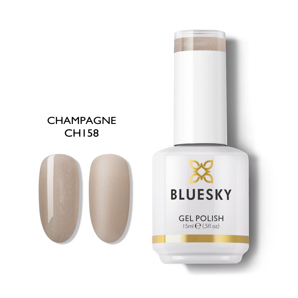 Bluesky Ημιμόνιμο Βερνίκι Νυχιών Champagne CH158, 15ml