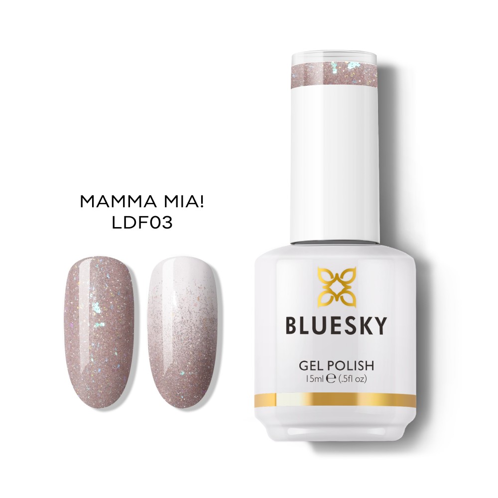 Bluesky Ημιμόνιμο Βερνίκι Νυχιών LDF03 Mama Mia,15ml