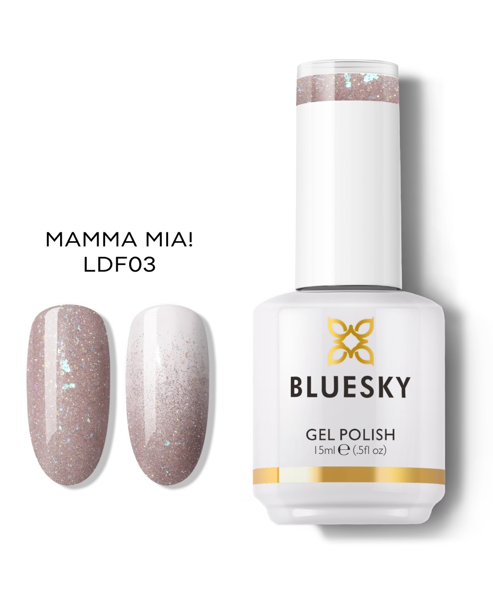 Bluesky Ημιμόνιμο Βερνίκι Νυχιών LDF03 Mama Mia,15ml