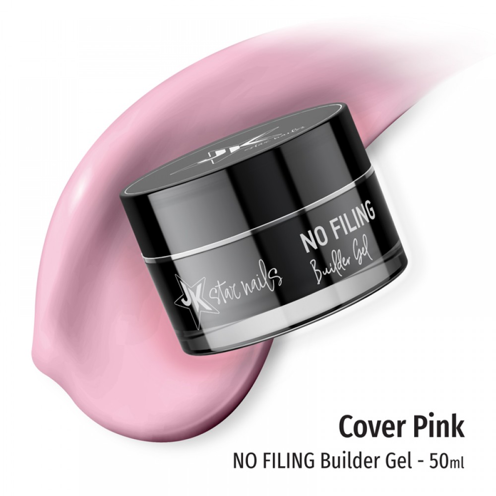 J.K No Filing Builder Gel Cover Pink  50ml *