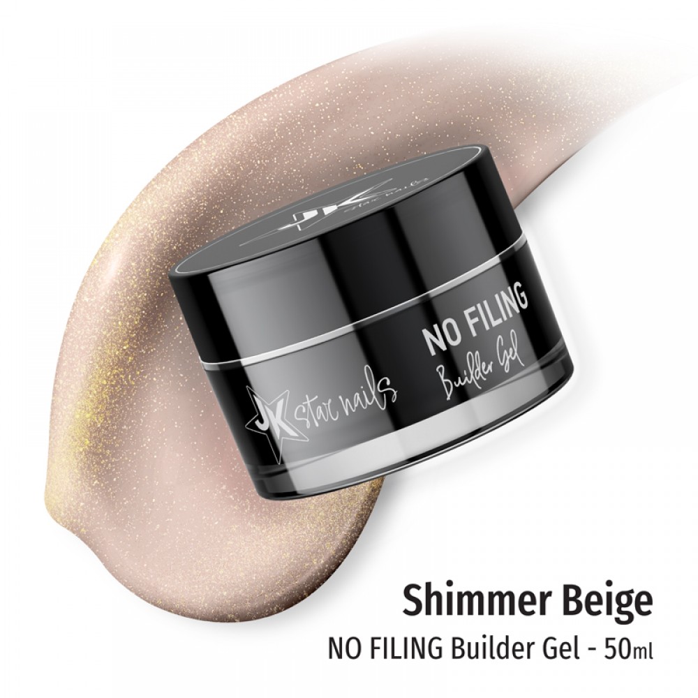 J.K No Filing Builder Gel Shimmer Beige 50ml *