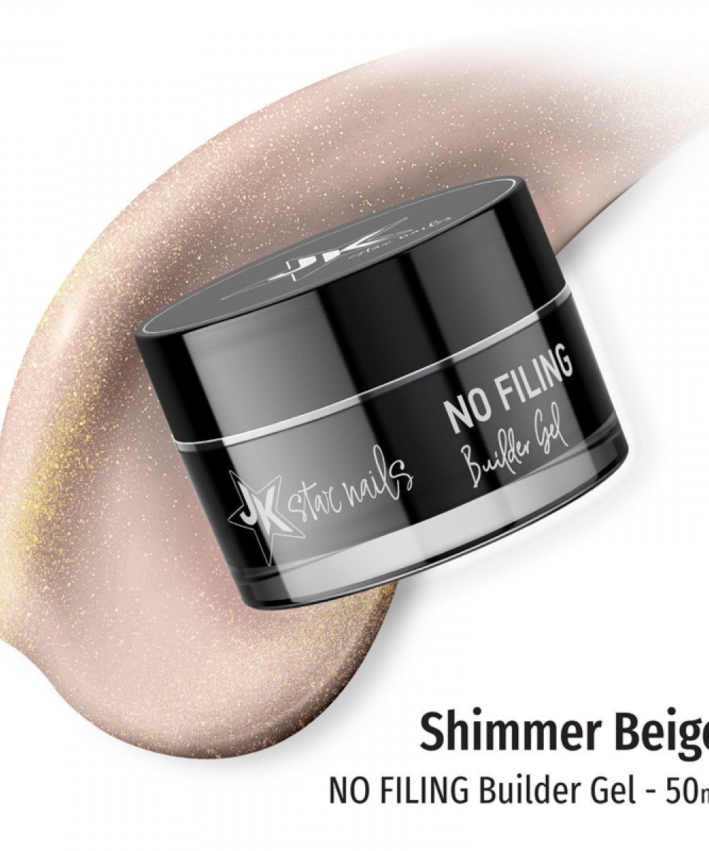 J.K No Filing Builder Gel Shimmer Beige 50ml *