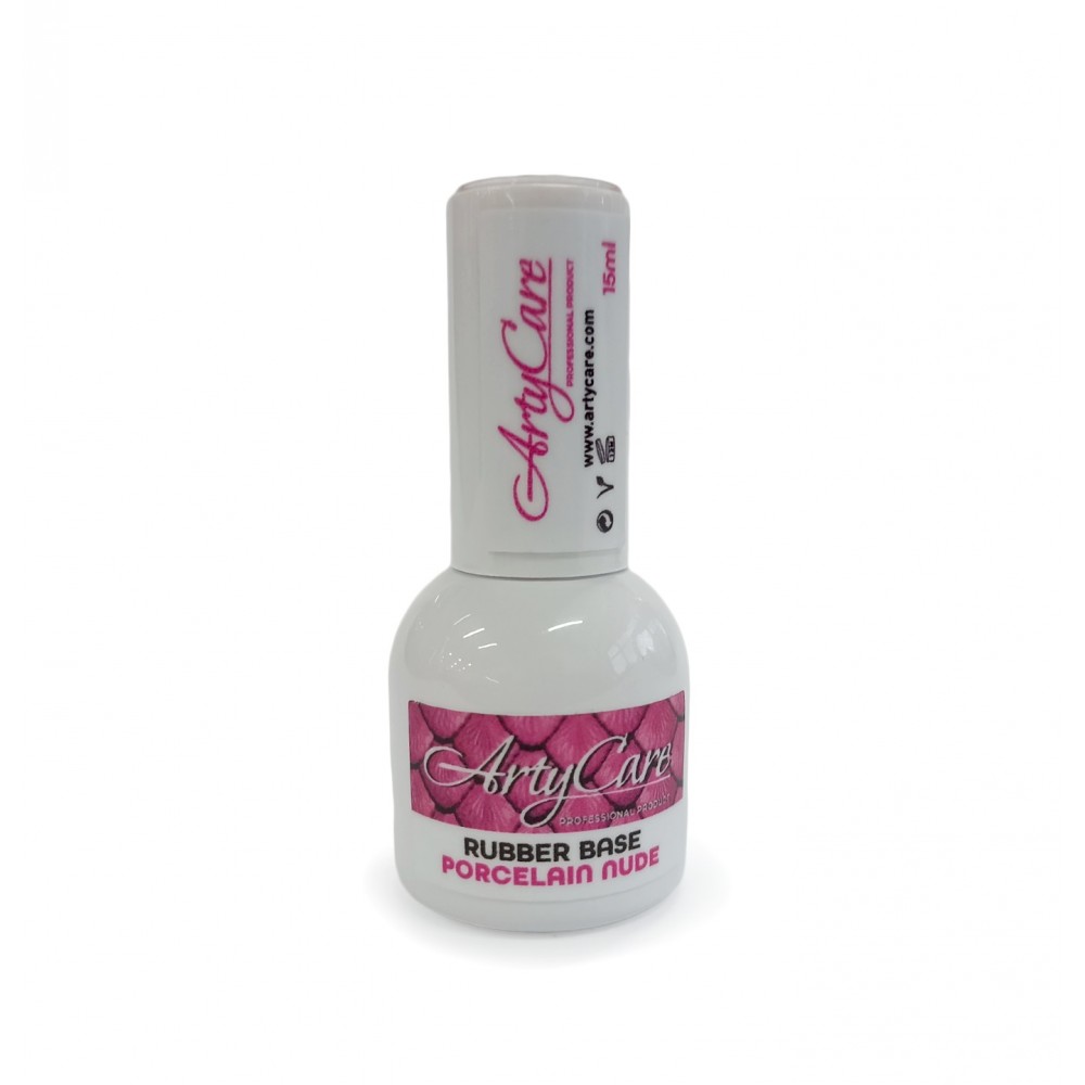 Artycare Rubber Base Porcelain Nude, 15ml