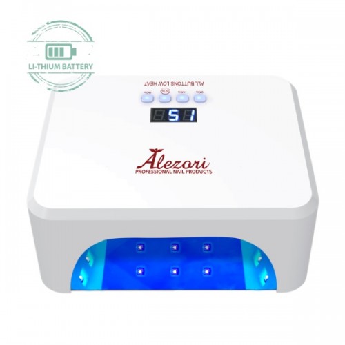 Alezori Λάμπα Πολυμερισμού Pro UV LED Low Heat 60W Με Ενσωματωμένη Μπαταρία