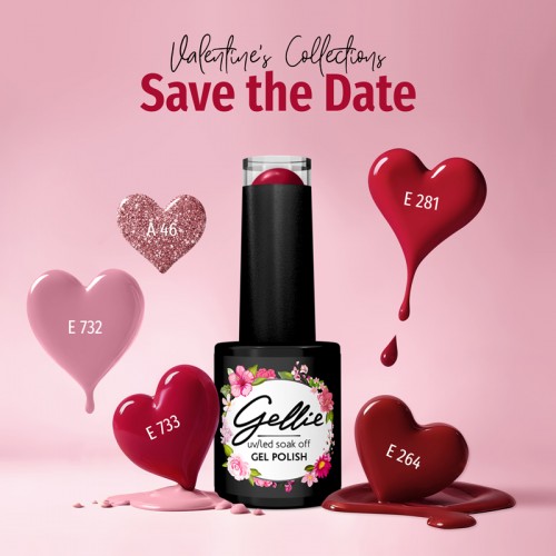 Gellie Σετ Ημιμόνιμα Βερνίκια Save the Date