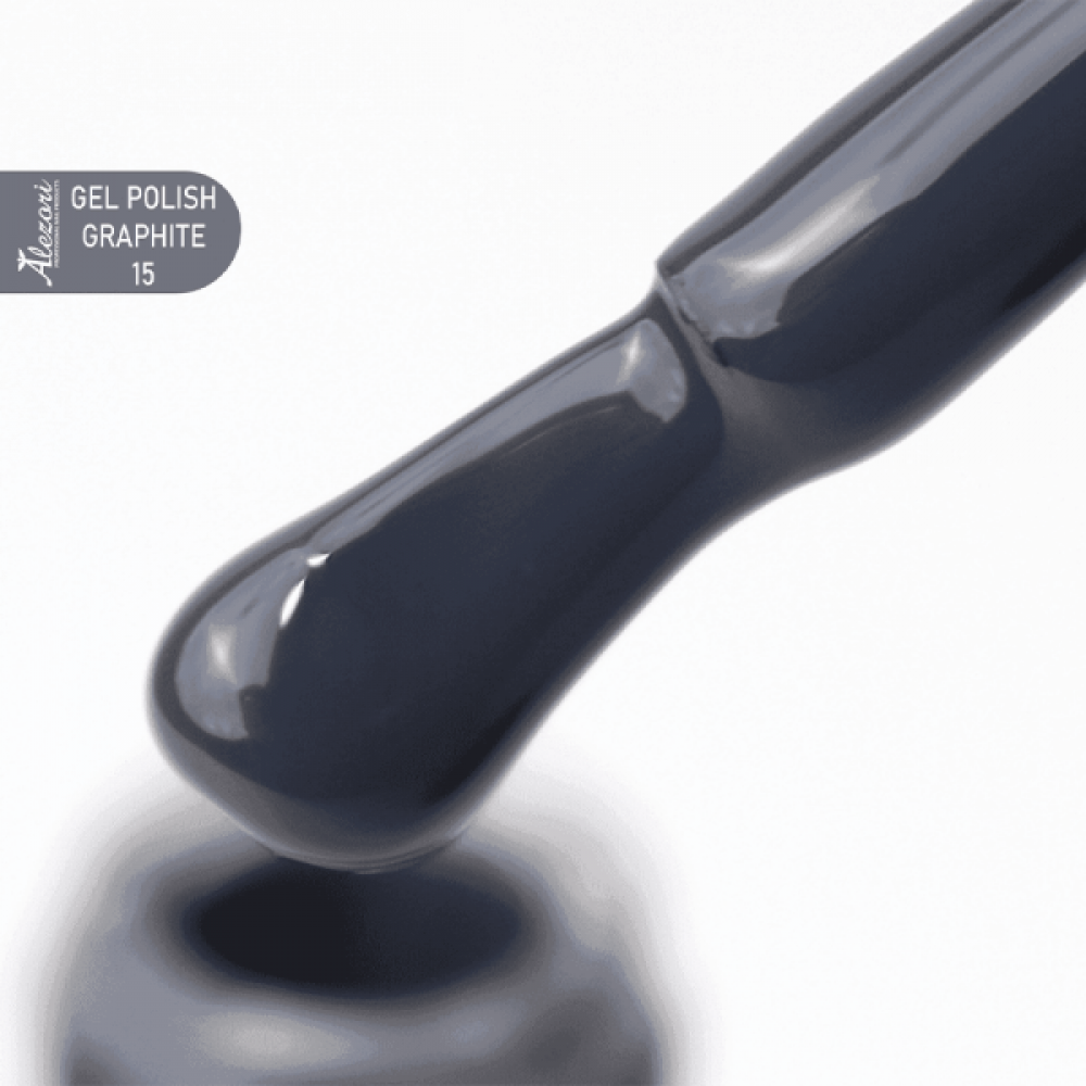 Alezori Ημιμόνιμο Βερνίκι Νυχιών Gel Polish Graphite 15, 15ml