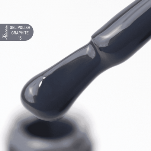 Alezori Ημιμόνιμο Βερνίκι Νυχιών Gel Polish Graphite 15, 15ml