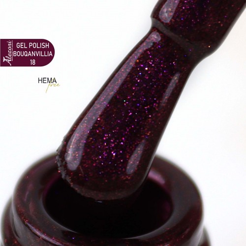 Alezori Ημιμόνιμο Βερνίκι Gel Polish Bouqanvilia 18 Hema Free 15ml