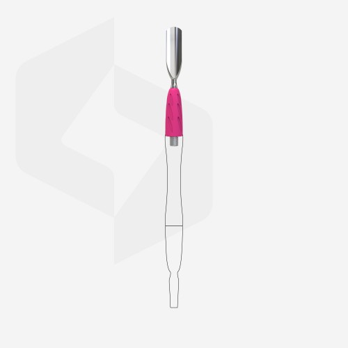 St Staleks Pro Uniq Combo Rounded Wide Pusher WPPQ-17