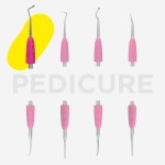 St Staleks Pro Uniq Combo Curette (Bend To The Left) WPPQ-31 St Staleks Pro Uniq Combo Curette (Bend To The Left) WPPQ-31