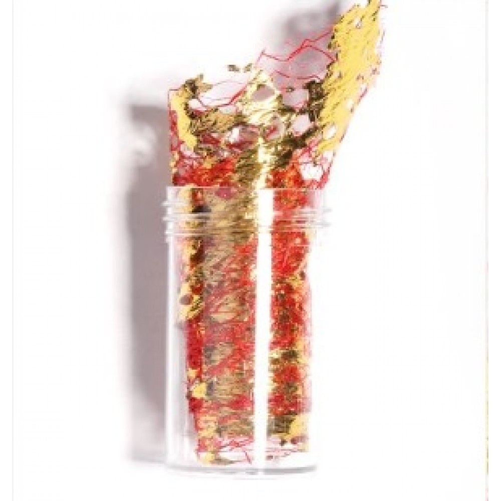 Foils Mesh (Πλέγμα) #5 Red & Gold