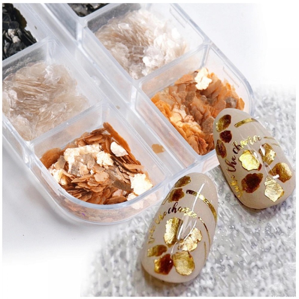 Διακοσμητικά Νυχιών Artificial Mica Flakes Διακοσμητικά Νυχιών Artificial Mica Flakes