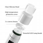 Λάμπα Πολυμερισμού 2 in 1 Silicone Head LCD 3W Λευκό Λάμπα Πολυμερισμού 2 in 1 Silicone Head LCD 3W Λευκό