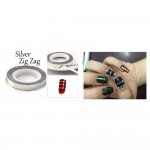 Nm Ταινία Διακόσμησης Silver (Zig Zag) Nm Ταινία Διακόσμησης Silver (Zig Zag)
