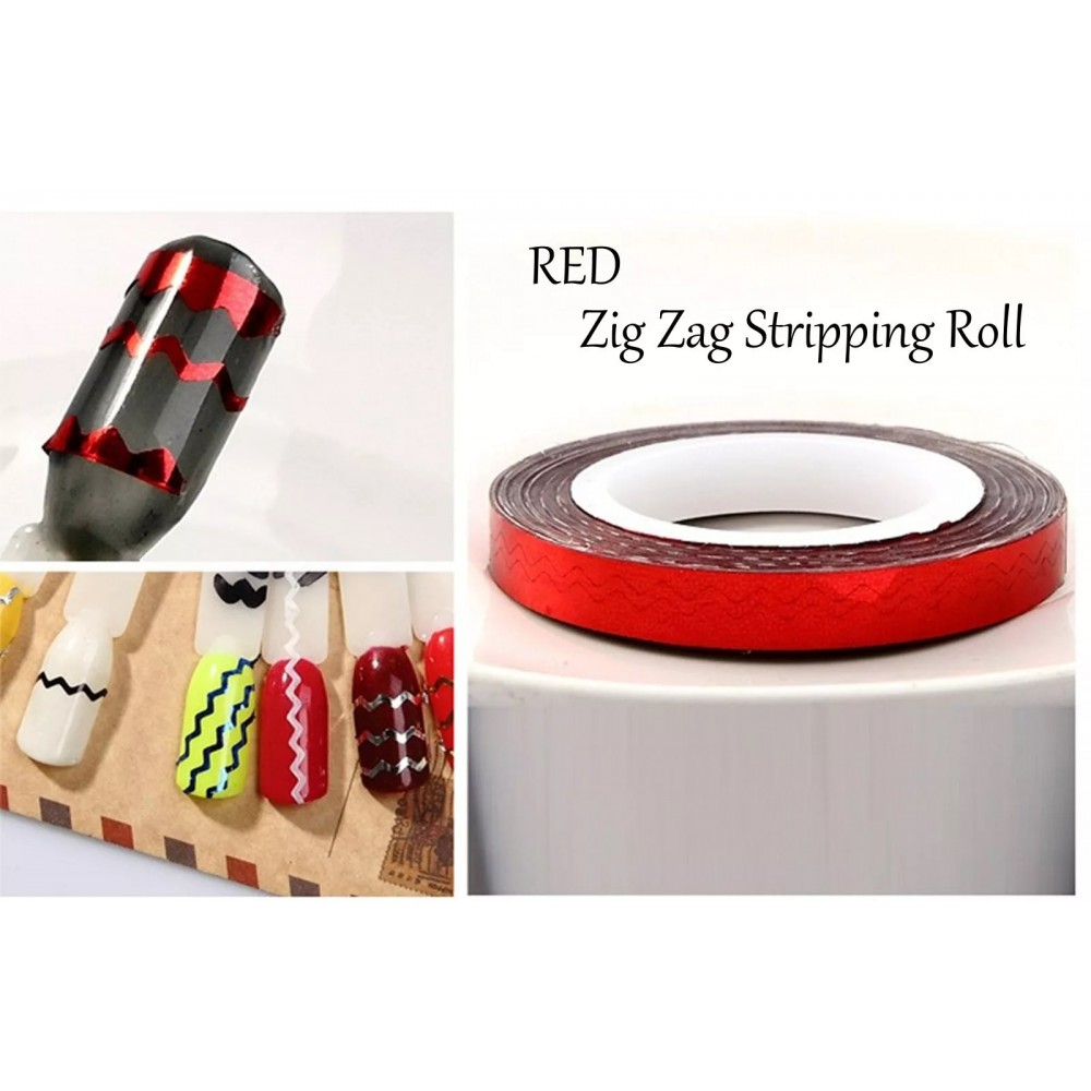 Nm Ταινία Διακόσμησης Red (Zig Zag) *
