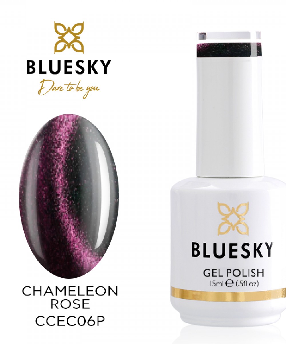 Bluesky Ημιμόνιμο Βερνίκι Νυχιών Chameleon Rose Coral CCEC06P ,15ml
