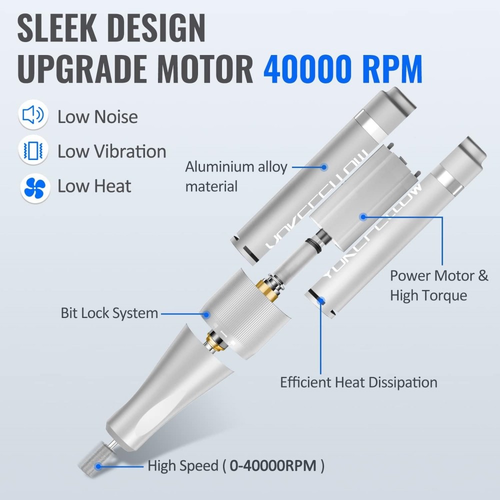 Τροχός Μανικιούρ Πεντικιούρ Β UV-401 30W Silver Τροχός Μανικιούρ Πεντικιούρ Β UV-401 30W Silver